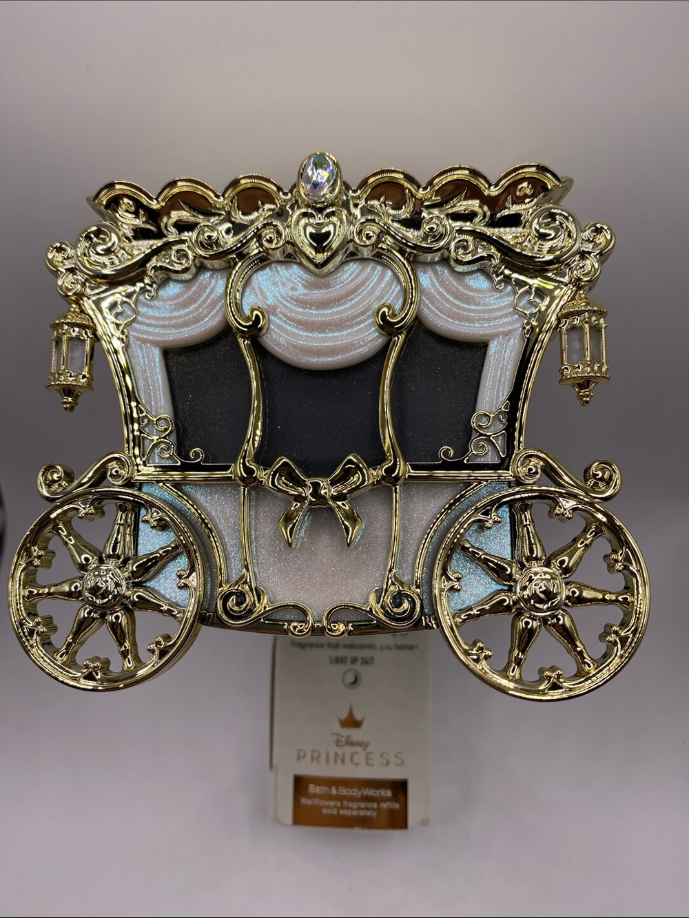 Bath & Body Works Wallflower Plug Nightlight Projector Disney Princess Carriage